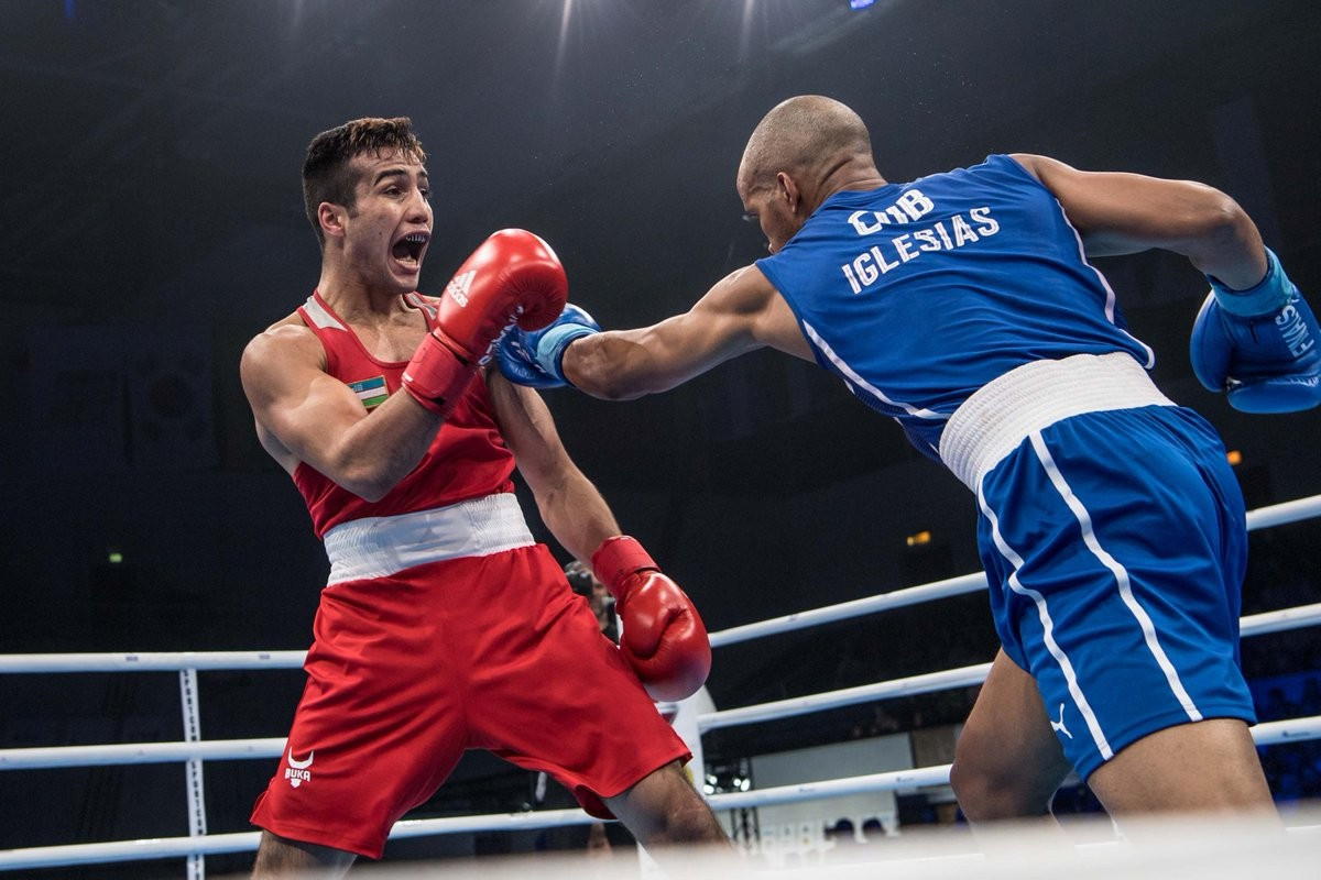 Welterweight Roniel Iglesias was the one other Cuban to lose his final tonight, falling to a 5-0 defeat at the hands of Uzbekistan's Shakhram Giyasov ©AIBA