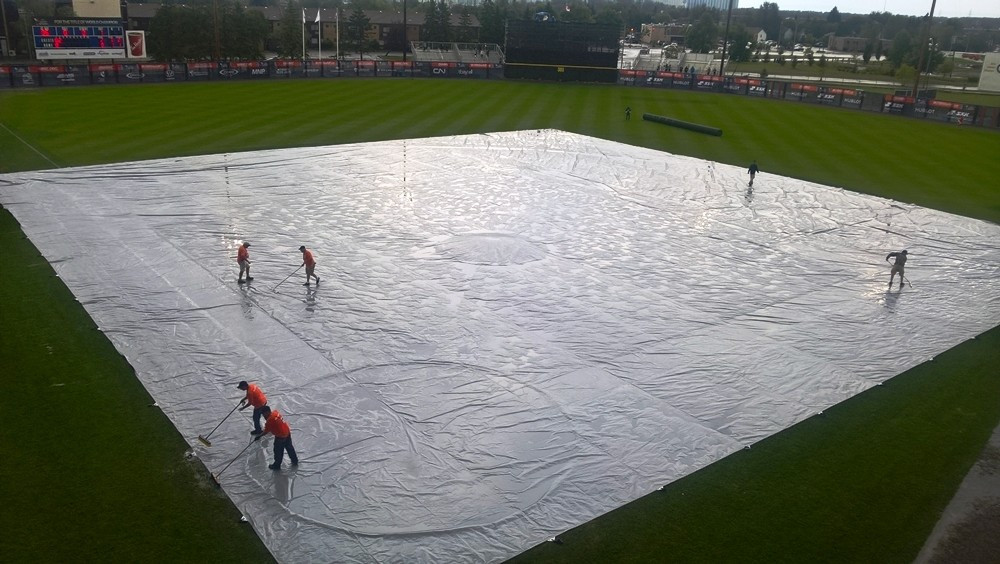 Two matches in Thunder Bay were rained off ©WBSC