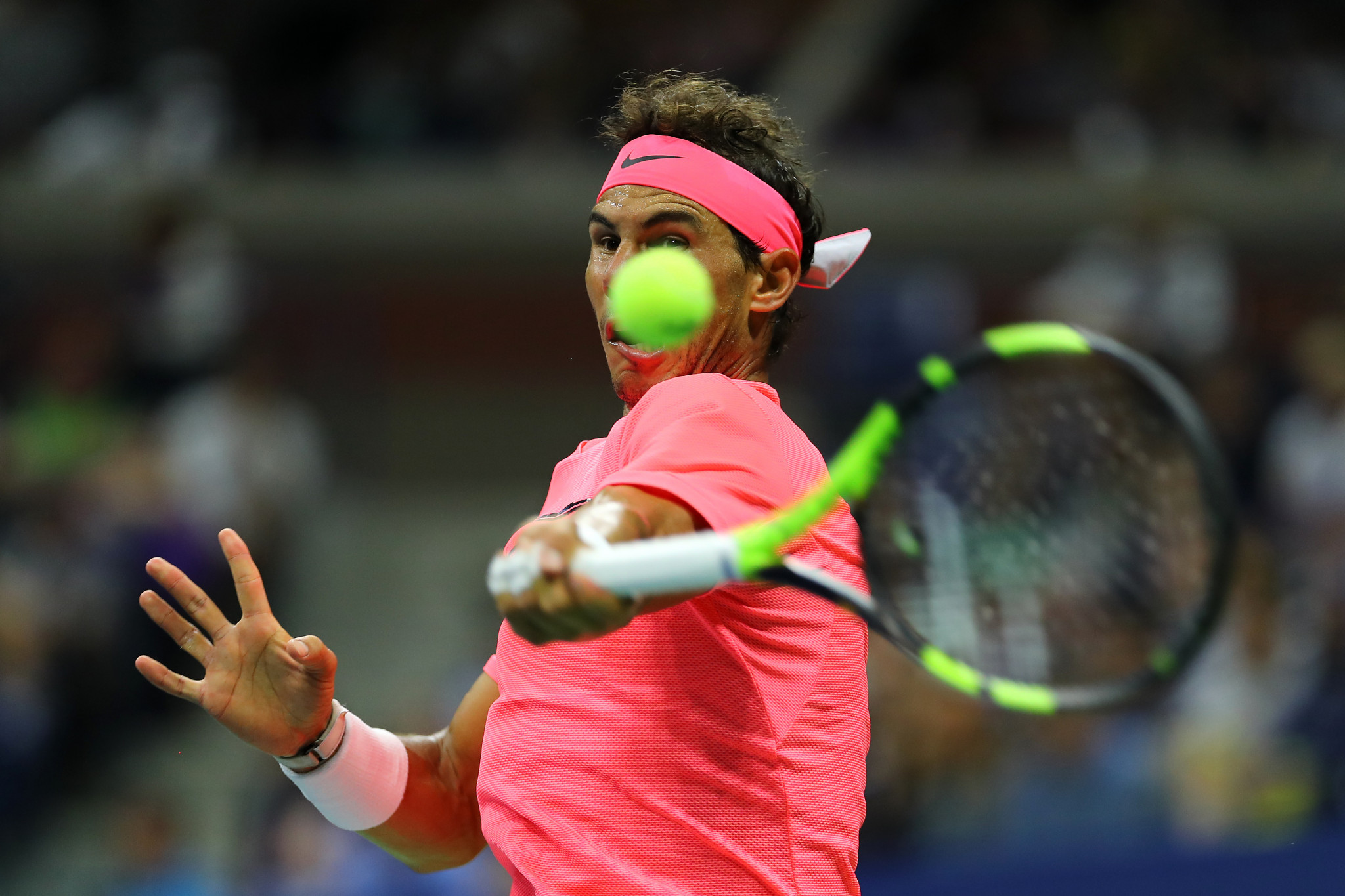 World number one Rafael Nadal, who reached the fourth round of the US Open today, has criticised tournament organisers for waiting three days before suspending Fabio Fognini ©Getty Images