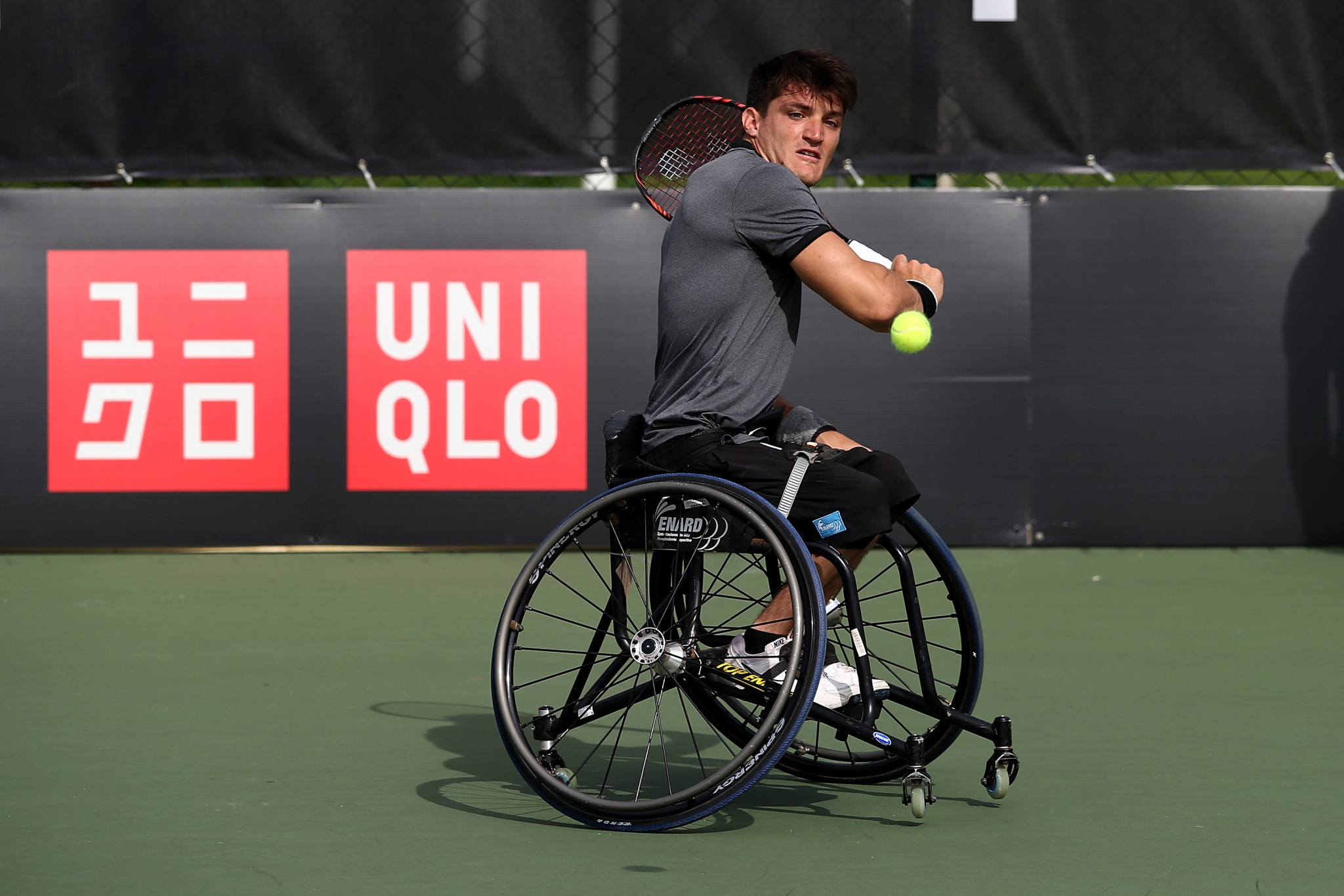 Argentina's Gustavo Fernández booked his place in the men's singles final ©Getty Images
