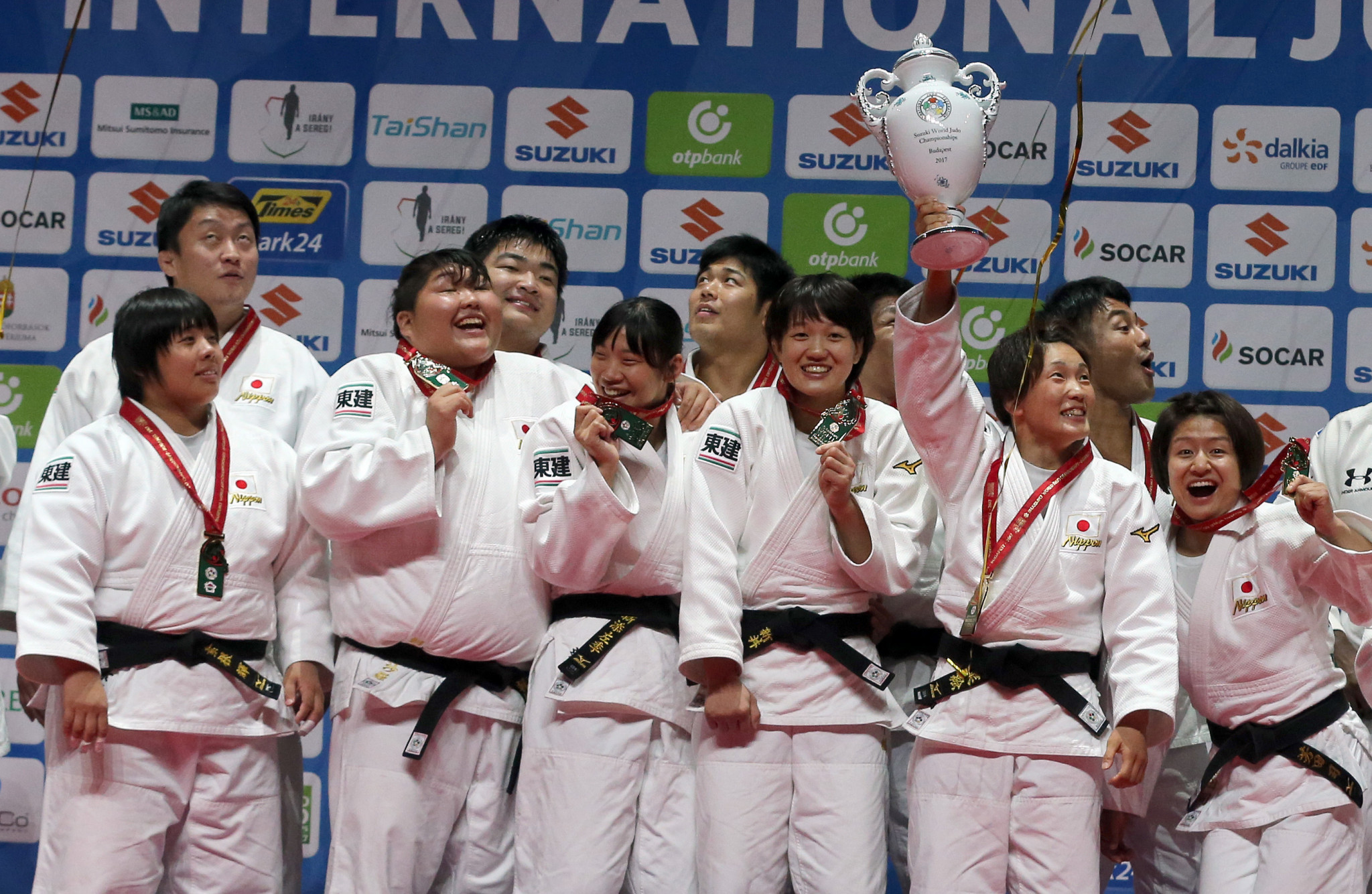 Japan capped off a dominant performance at these Championships by winning the team title ©Getty Images