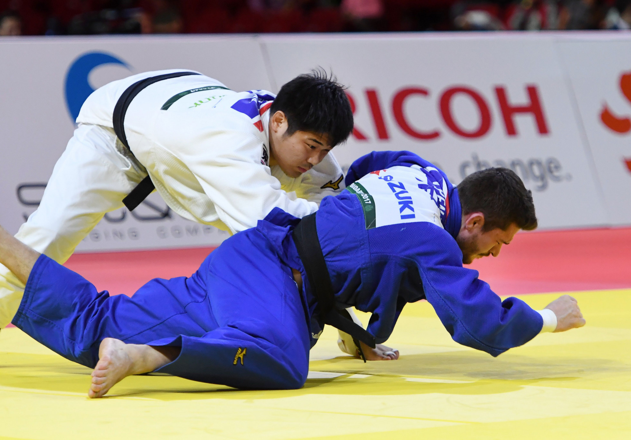 Kenta Nagasawa's win over Victor Penalber handed Japan the gold medal as it put them 4-0 ahead ©Getty Images