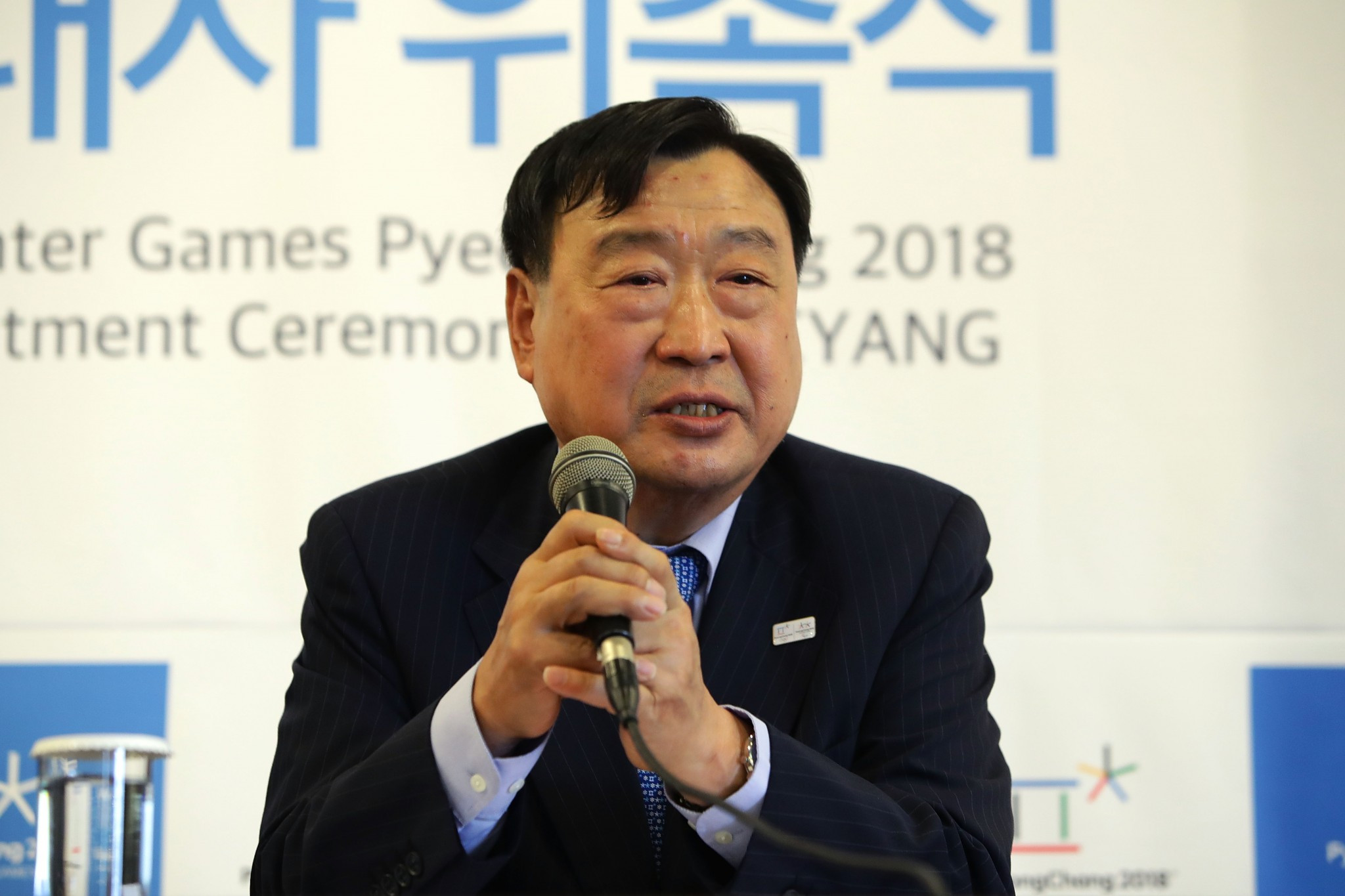 Pyeongchang 2018 President Lee Hee-beom has attempted to minimise the impact that the current threat posed by North Korea could have on the Winter Olympic and Paralympic Games ©Getty Images