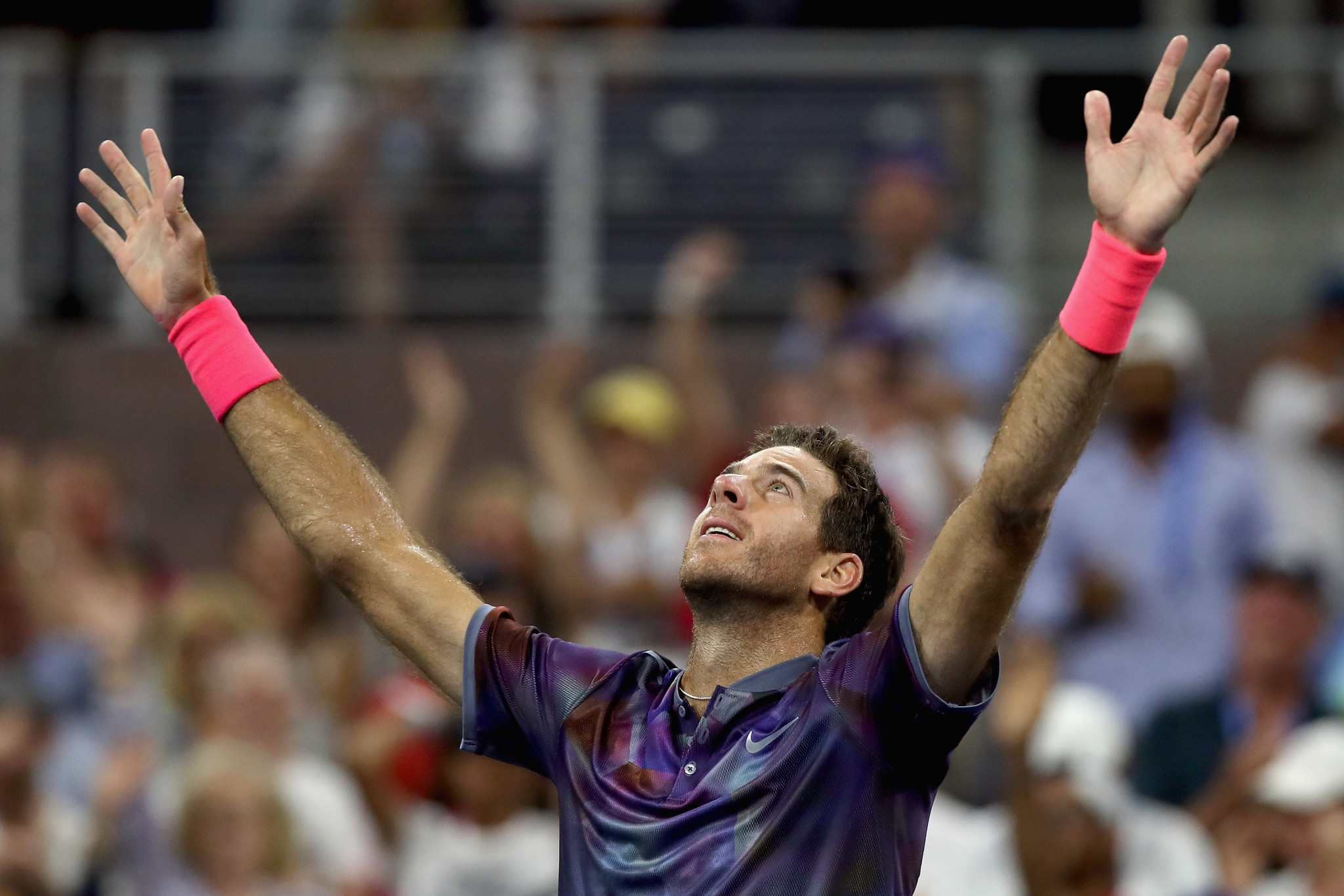 Del Potro recovers from two sets down to beat Thiem in US Open thriller