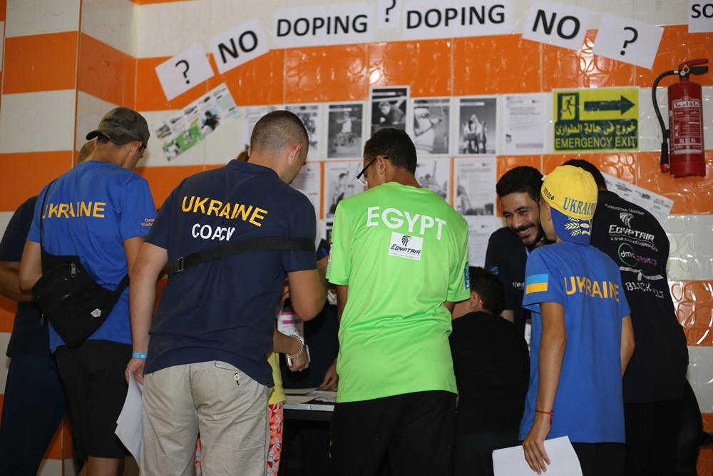 An anti-doping workshop took place during the Cadet World Championships ©WTF