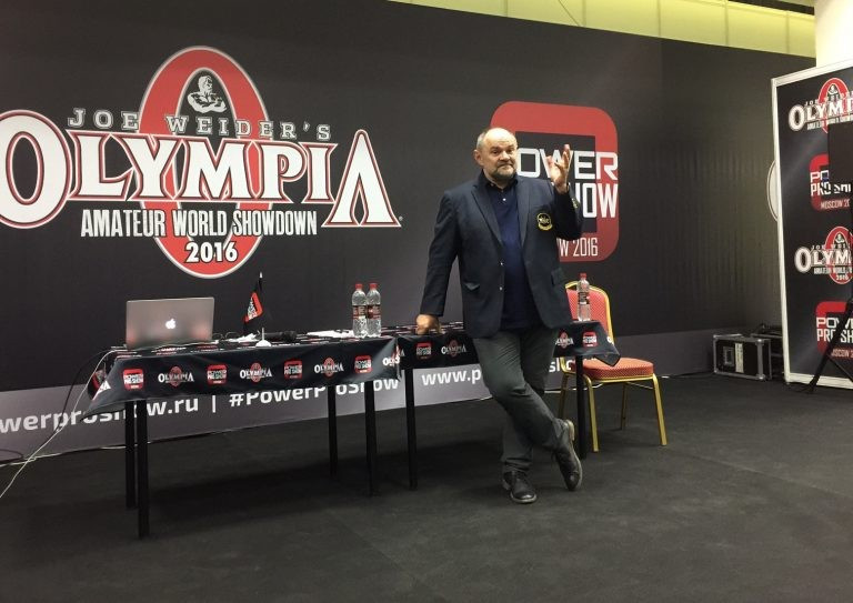 Pawel Filleborn was in attendance to answer questions ©IFBB