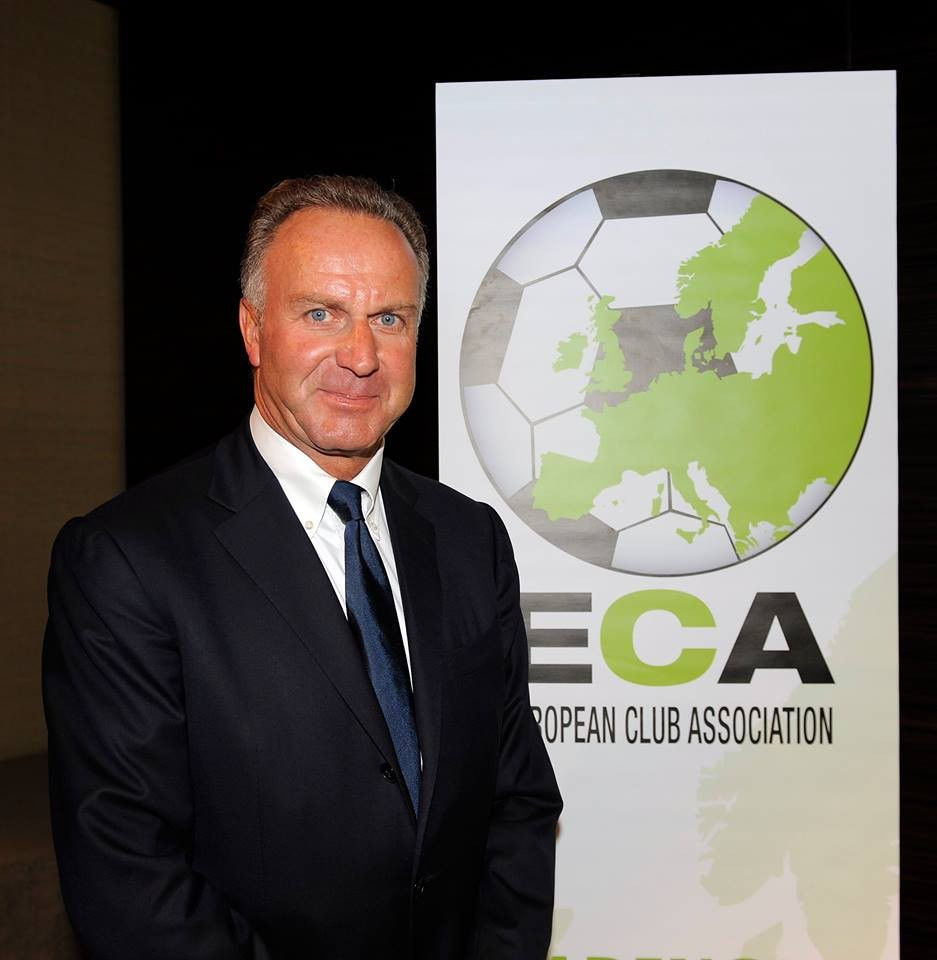 Karl-Heinz Rummenigge has stood down as chairman of the European Clubs Association after nine years ©ECA