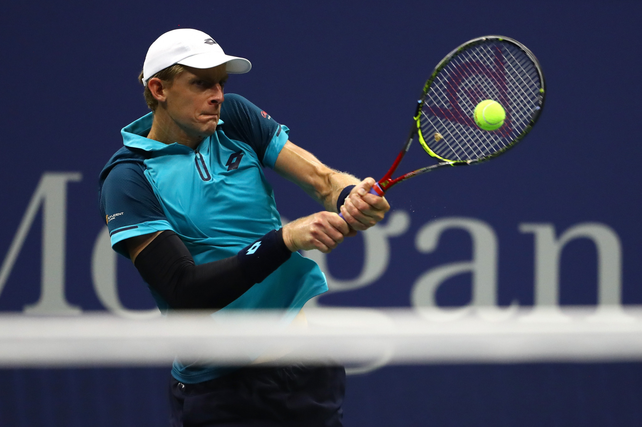 Kevin Anderson advanced to his first Grand Slam semi-final by beating Sam Querrey ©Getty Images 