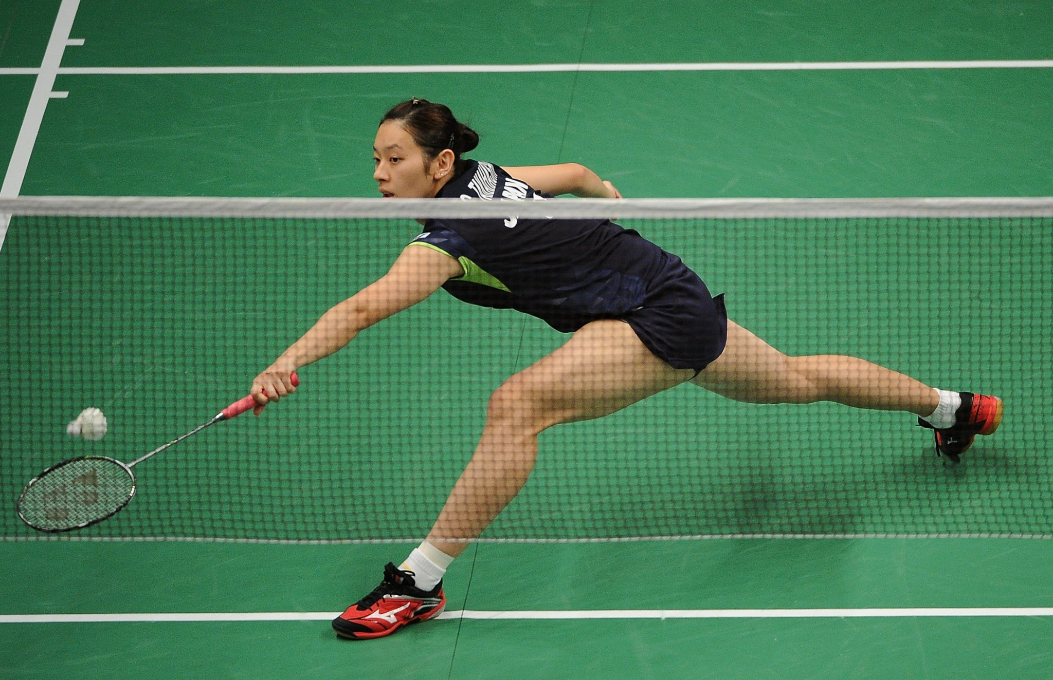 Sayaka Takahashi won her opening match of the women's singles tournament ©Getty Images