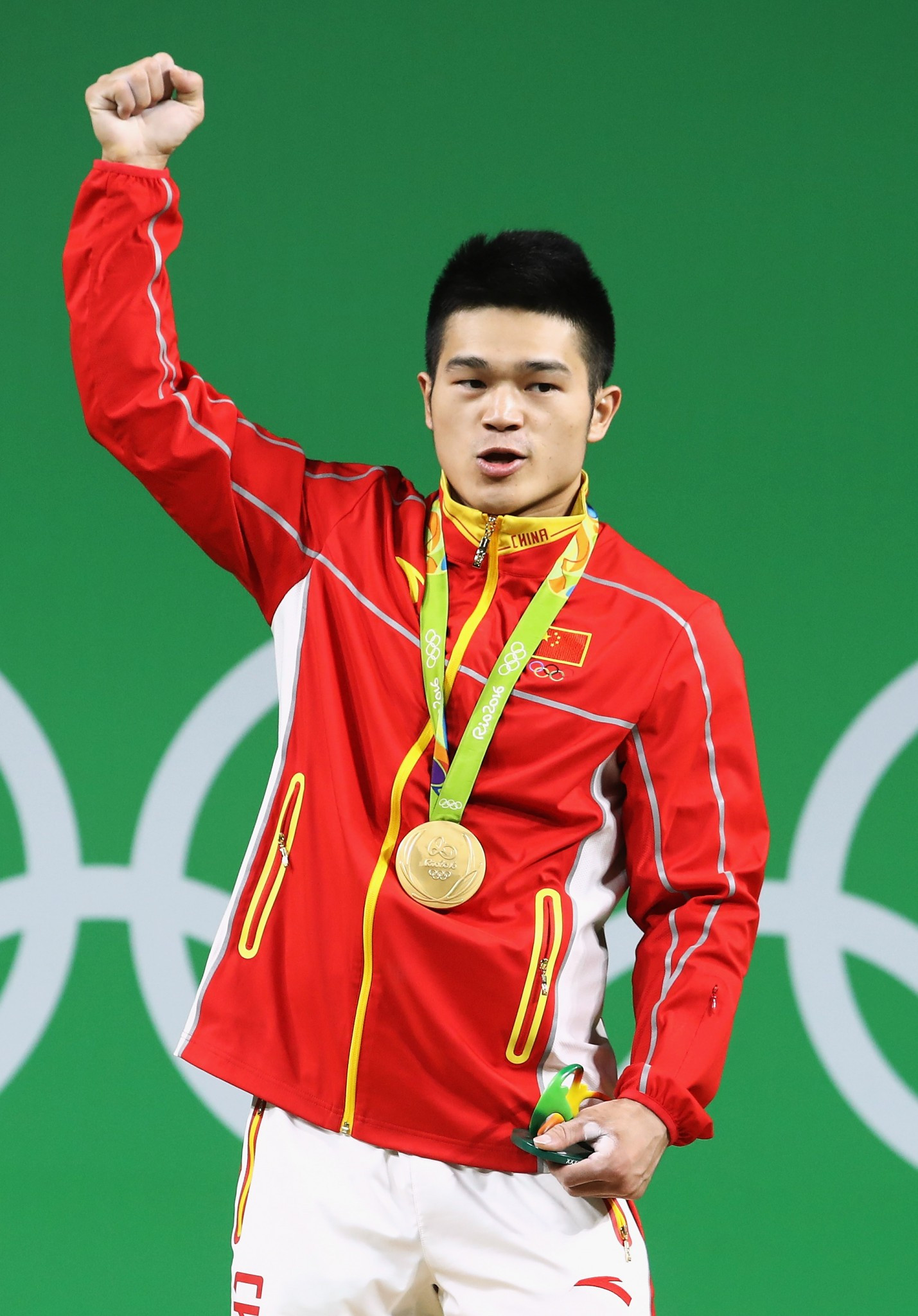 Shi Zhiyong, of China, continued his country's incredible record in weightlifting, with victory in the 69kg category ©Getty Images