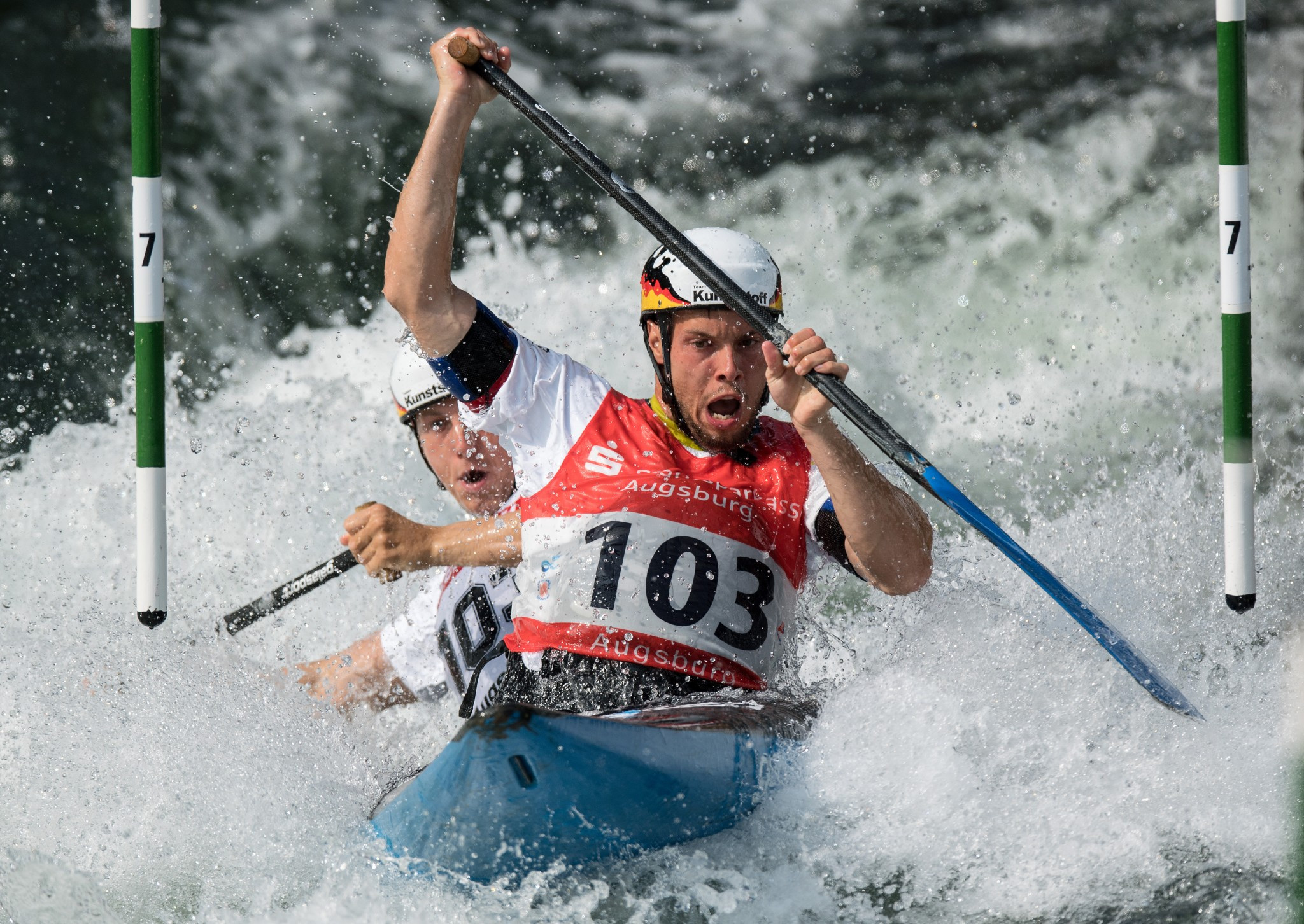 Behling and Becker claim overall title on dramatic day at ICF Canoe Slalom World Cup
