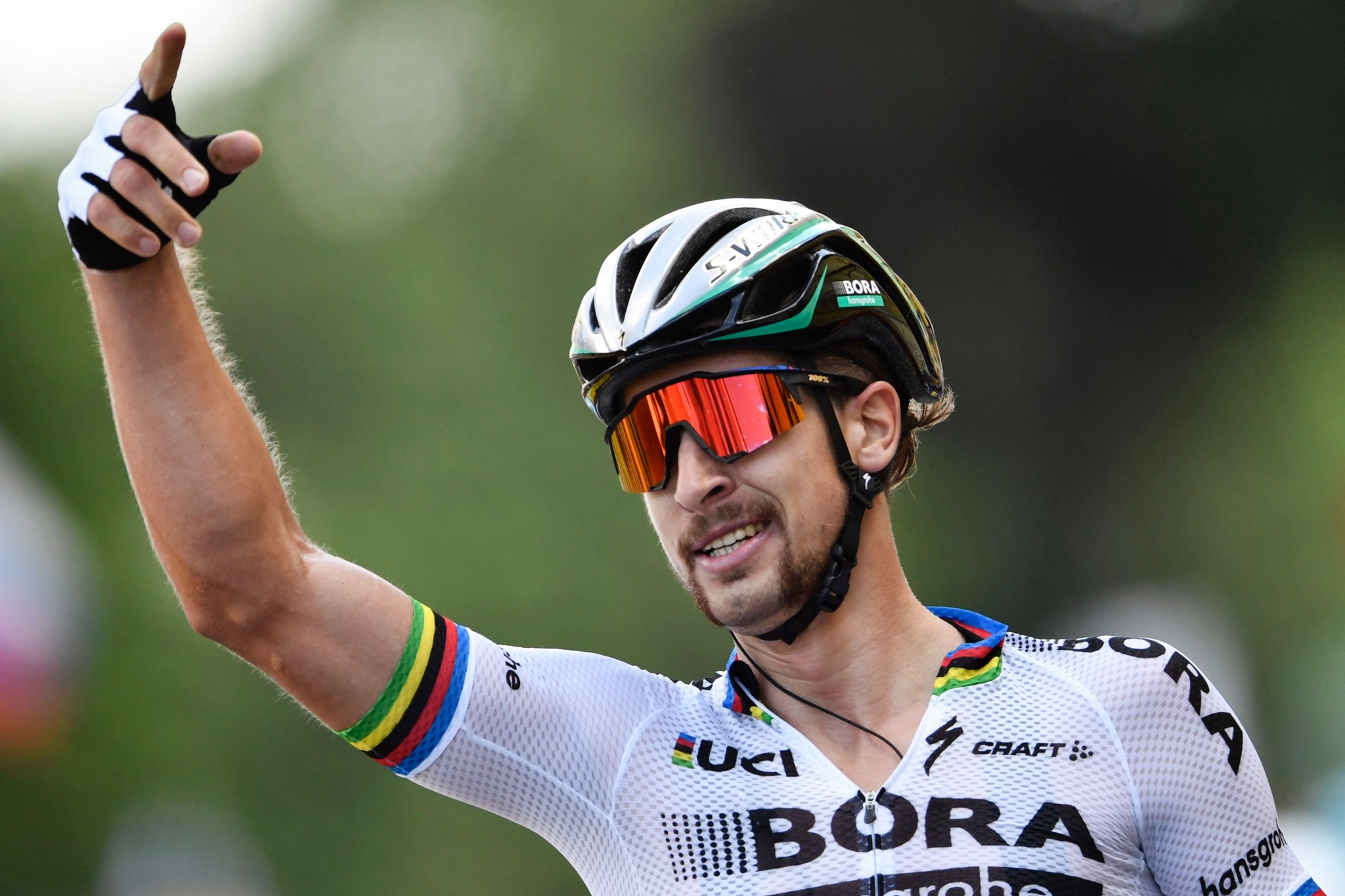 World champion Peter Sagan of Slovakia claimed the 100th victory of his career after coming out on top at the Grand Prix de Quebec ©Getty Images