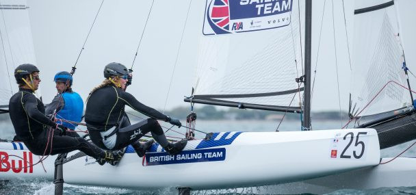 Saxton and Dabson lead on penultimate day of Nacra 17 World Championships 