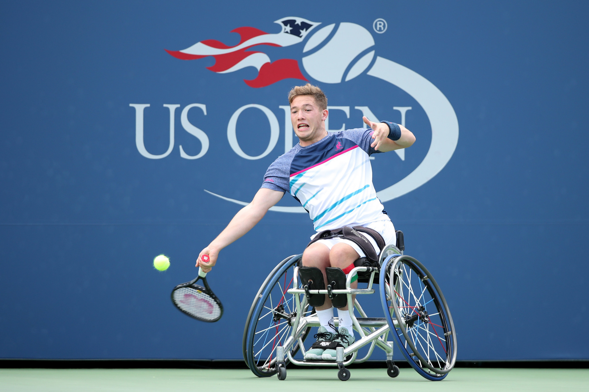 Alfie Hewett won an all-British semi-final at the US Open today ©Getty Images