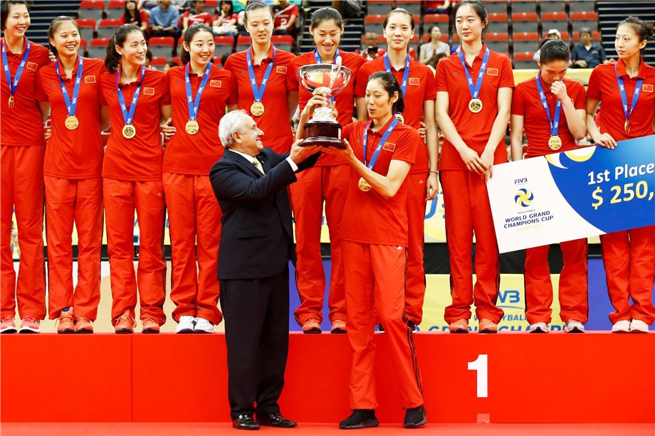 China lift FIVB Women's World Grand Champions Cup title with unbeaten record intact