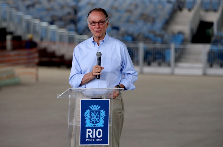 Rio 2016 President Carlos Nuzman also spoke alongside Eduardo Paes