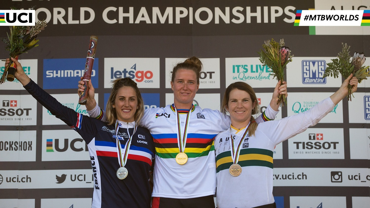 Miller and Bruni secured downhill titles as UCI Mountain Bike World Championships conclude