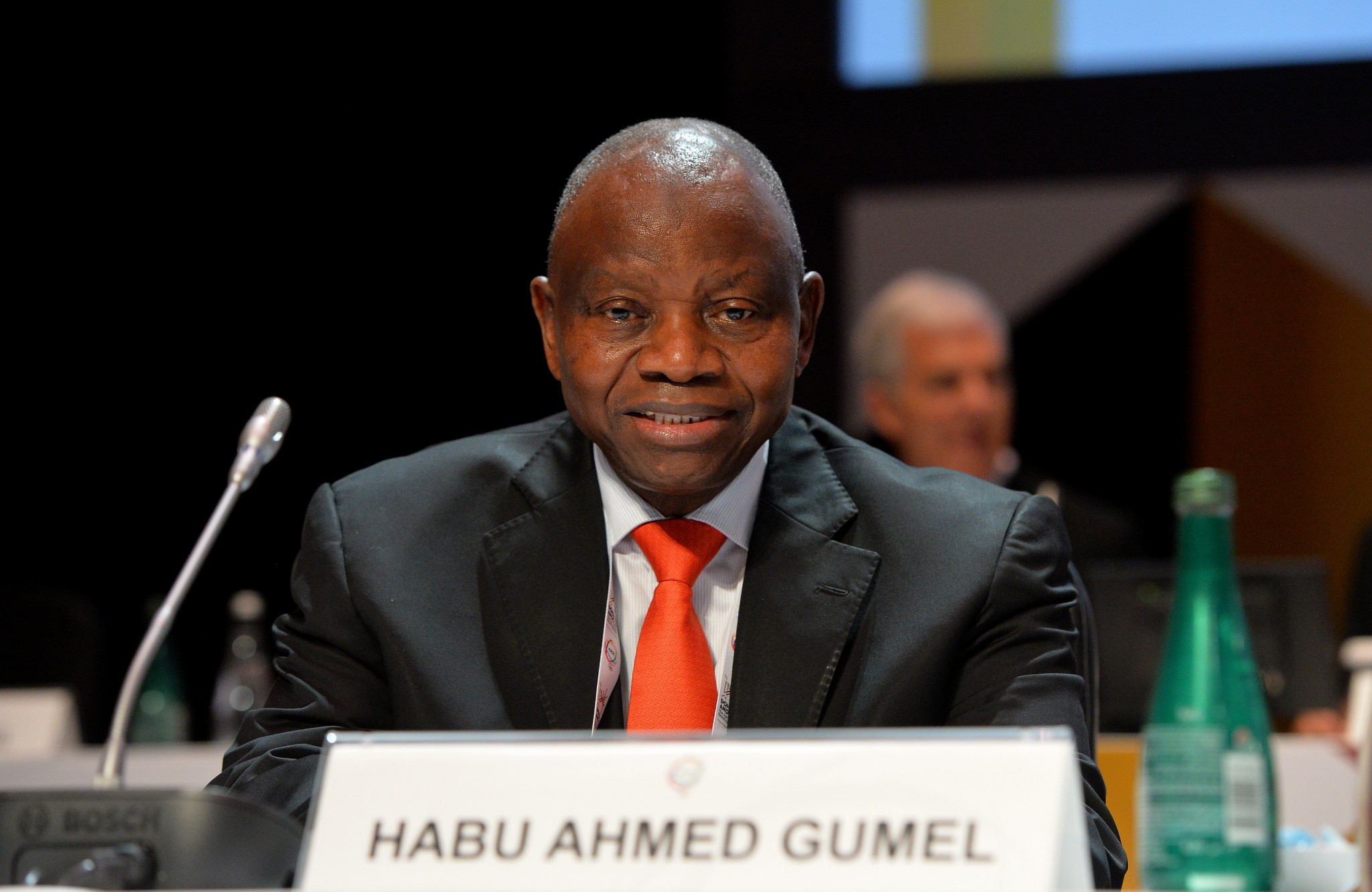 Habu Gumel thanked the IOC for helping to organise the event ©Getty Images