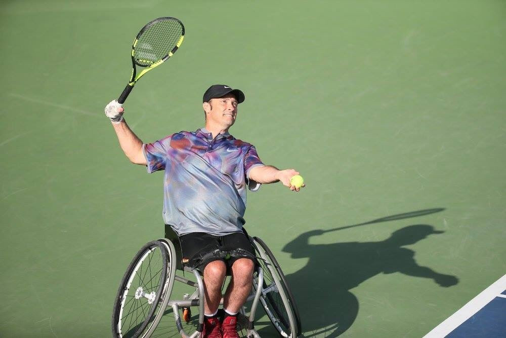 David Wagner won the wheelchair quad doubles title ©ITF/Twitter