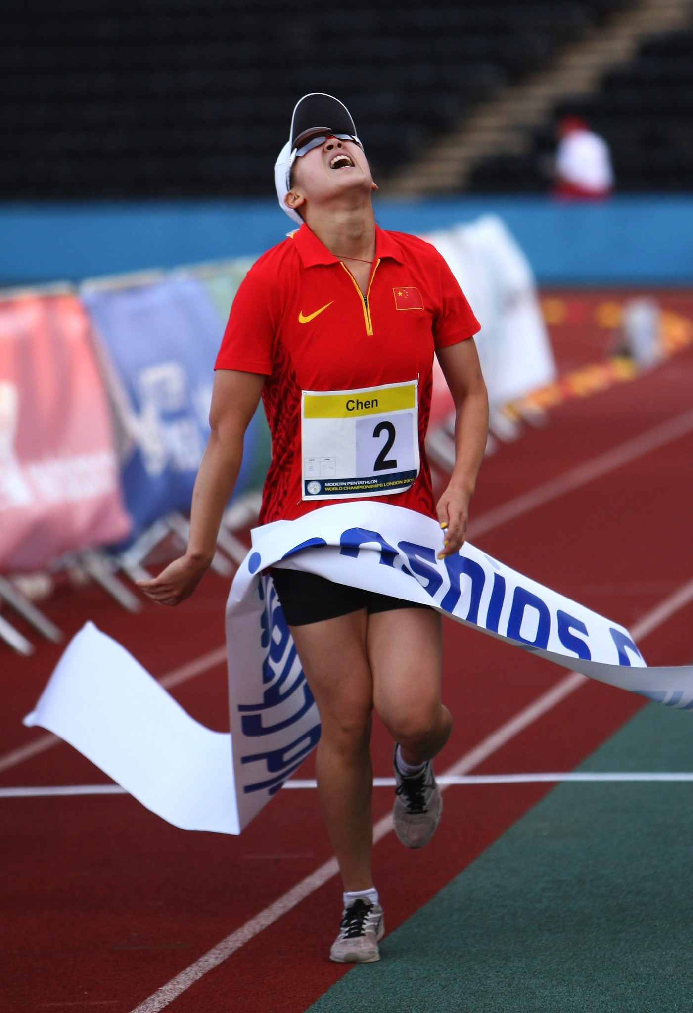 Qian Chen's greatest achievement was winning the 2009 World Championship title in London ©Getty Images