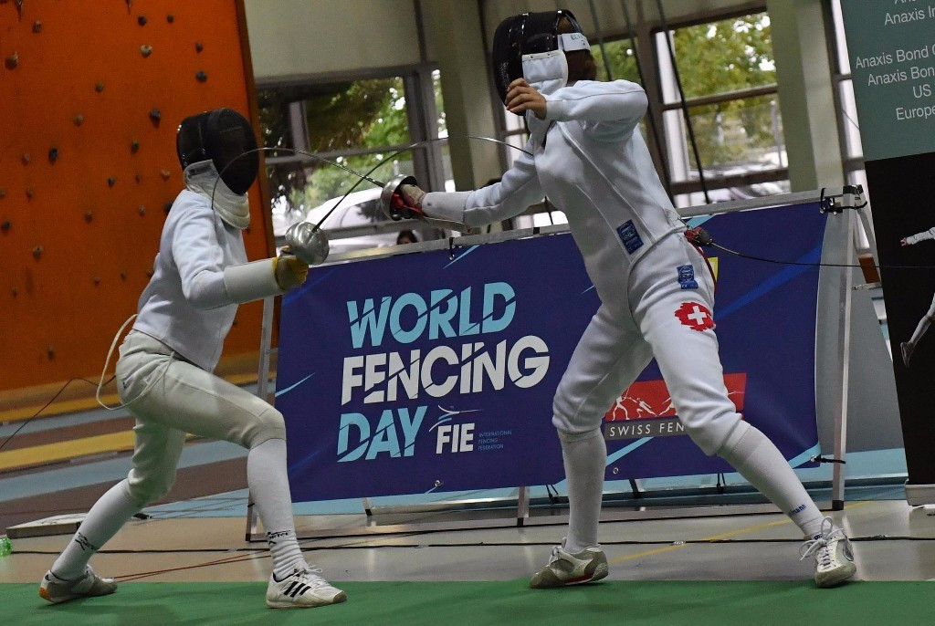 Many countries were involved in World Fencing Day ©FIE