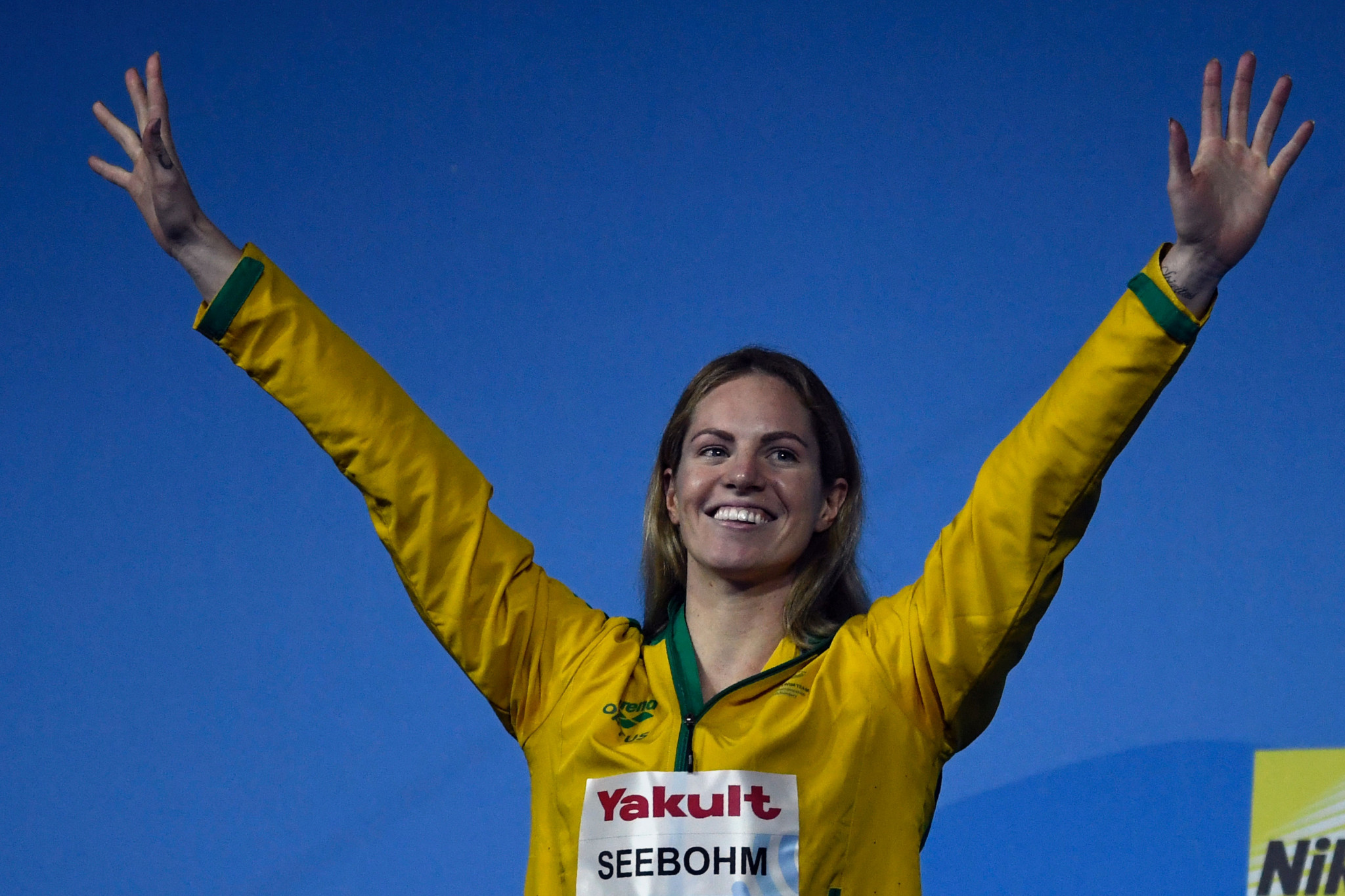 Emily Seebohm is nominated after her world title win in Budapest ©Getty Images
