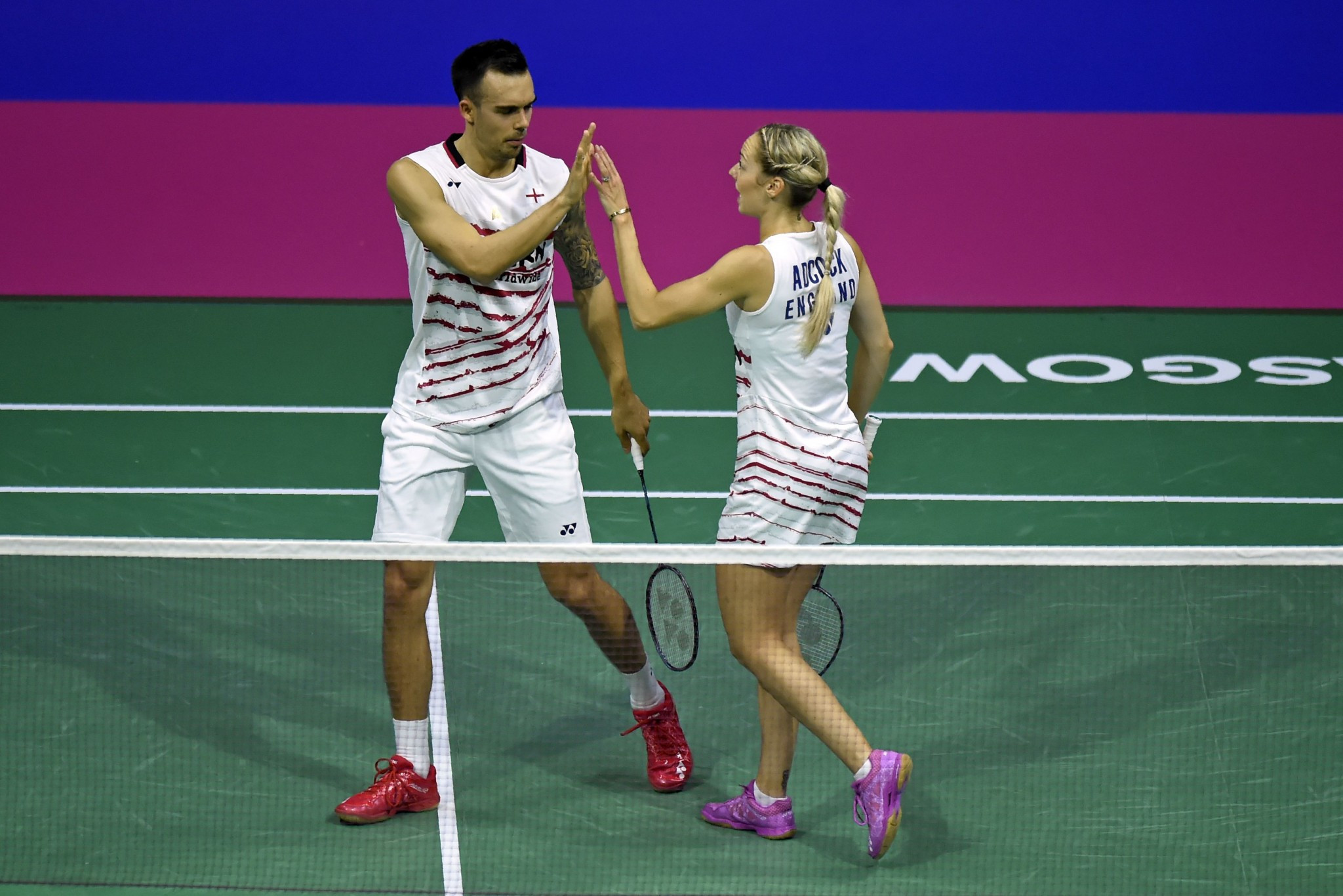 Chris and Gabrielle Adcock have gone through in Seoul ©Getty Images