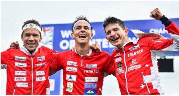 Switzerland's men secured their fifth World Orienteering Championships relay crown with a commanding performance