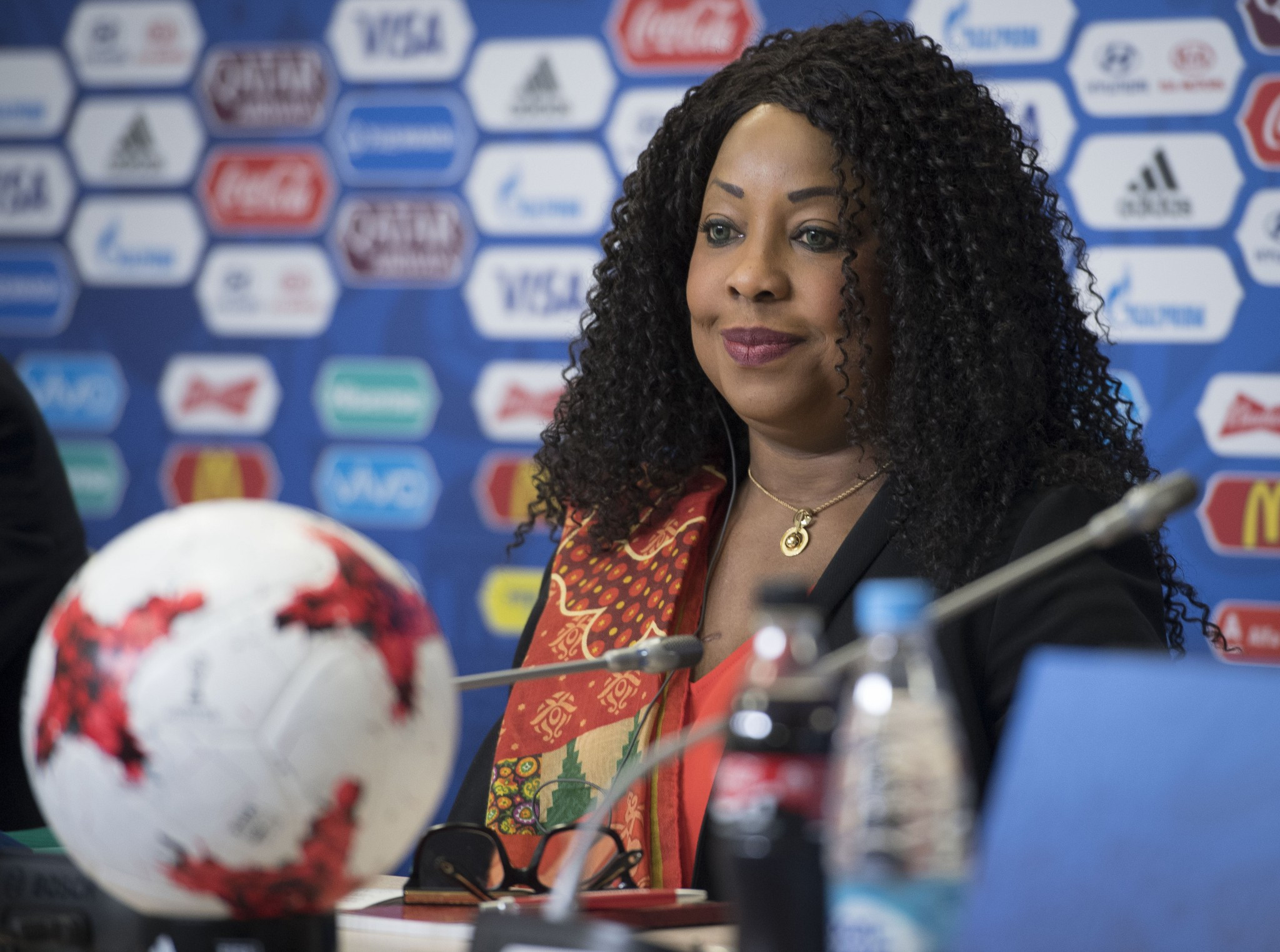 FFA secretary general Fatma Samoura warned banning Vitaly Mutko from standing would be a disaster for the 2018 World Cup and Gianni Infantino's Presidency ©Getty Images