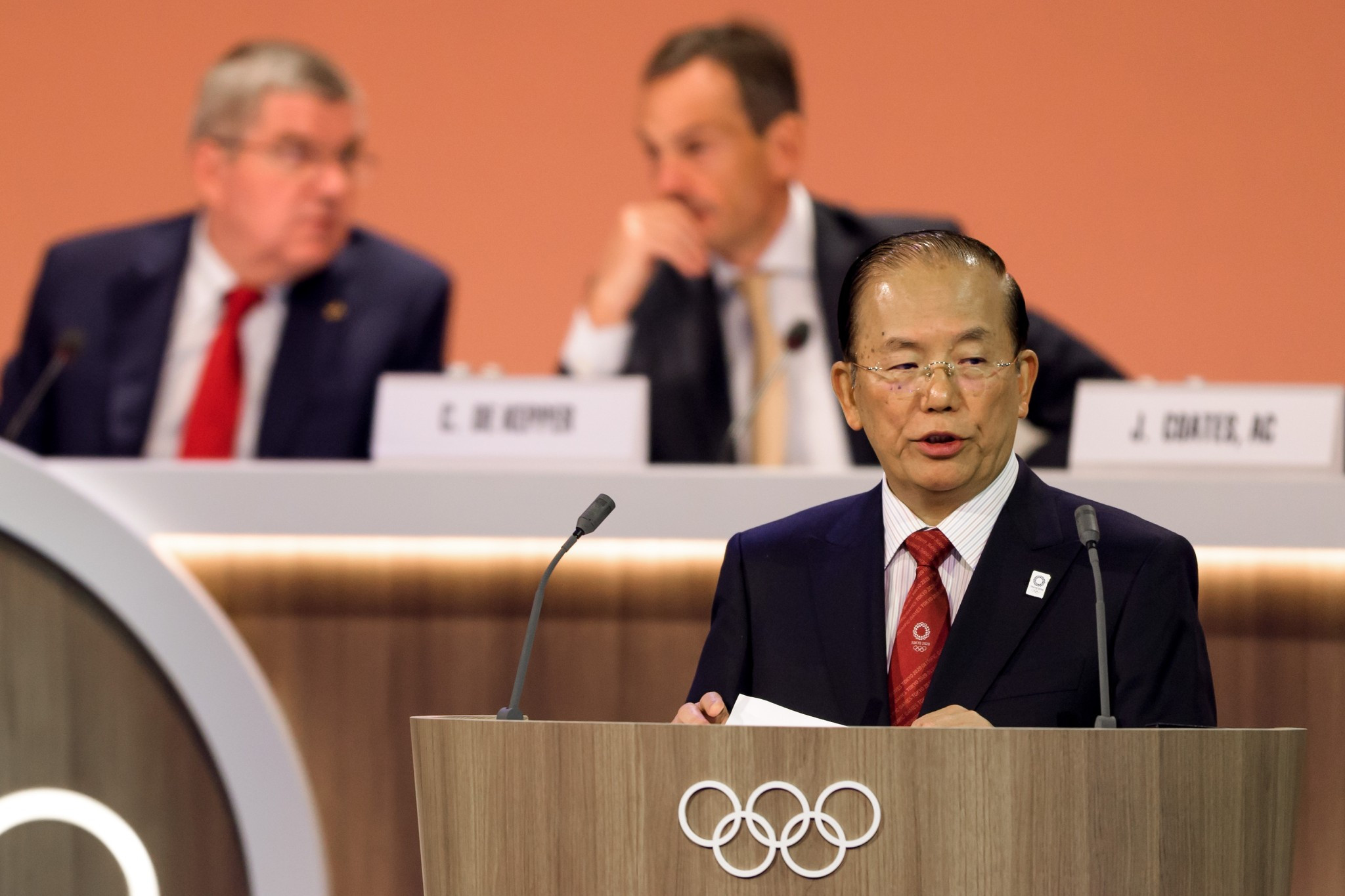 Tokyo 2020 chief executive Toshiro Muto provided an update on organisers plans ©Getty Images