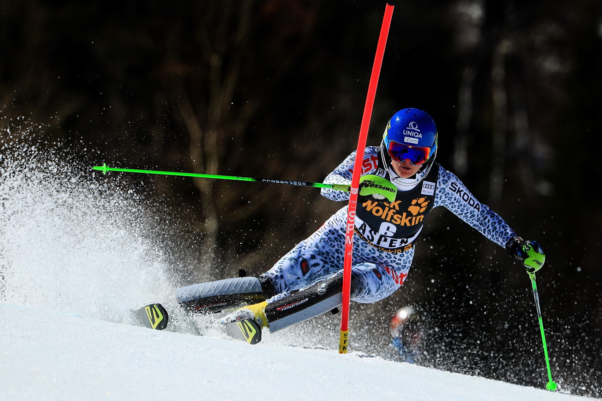 Veronika Velez-Zuzulova is an Olympic medal hope in the slalom ©Getty Images