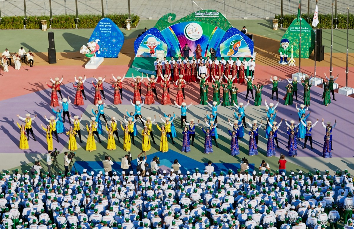Turkmenistan athletes attended their official team welcome ceremony at the Athletes' Village earlier this week ©Ashgabat 2017