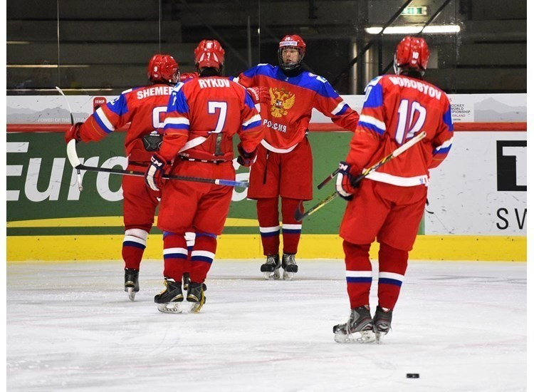 Russia's under-18 squad will be looking for success on home ice ©IIHF