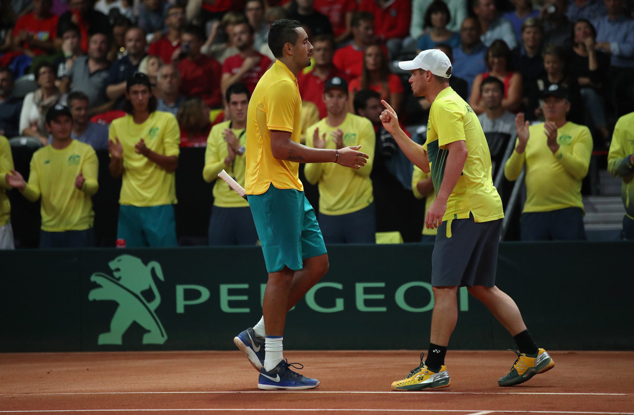 Both Davis Cup semi-finals level after opening day of singles
