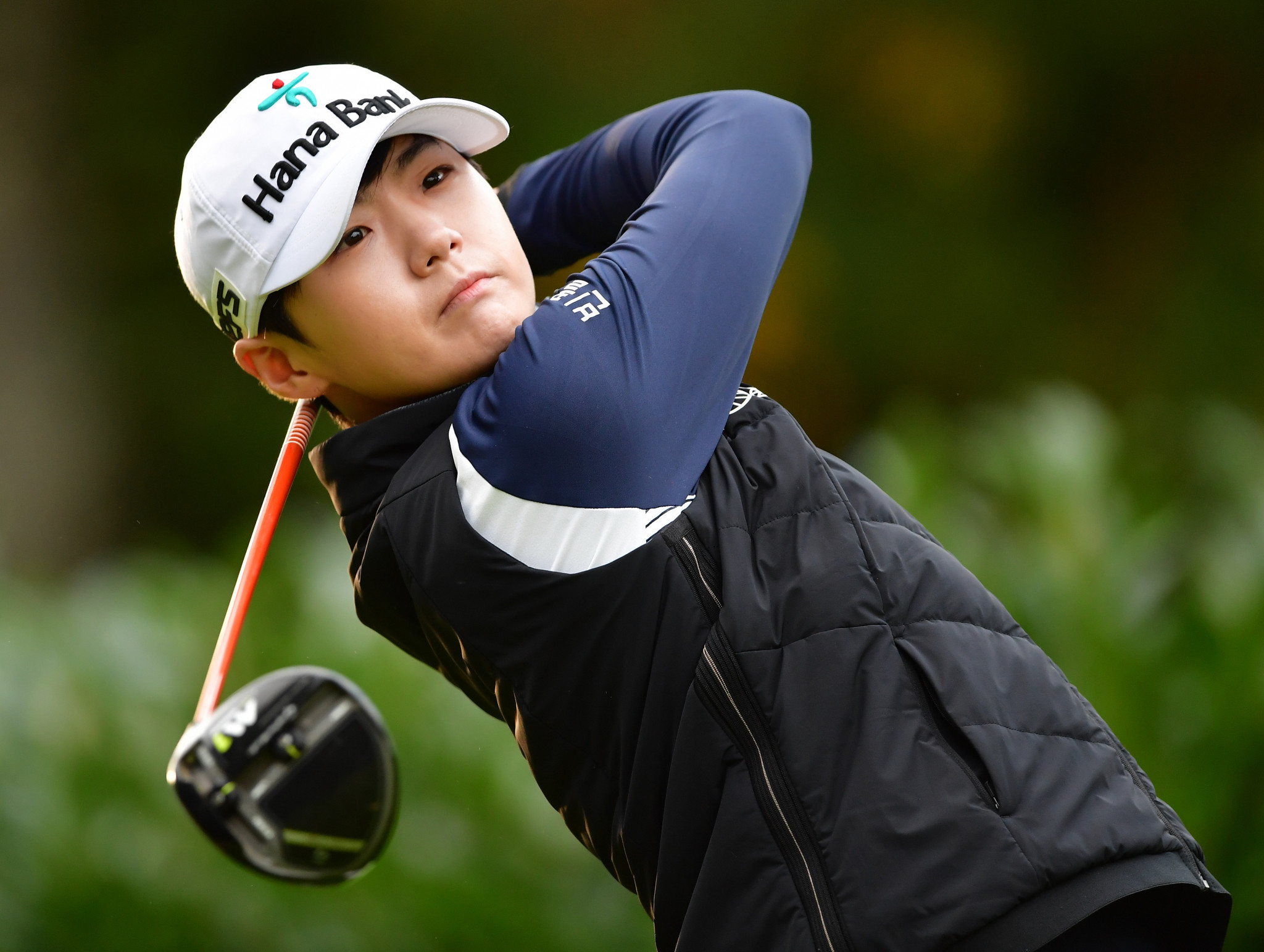 Sung Hyun Park took a two-shot first round lead in controversial circumstances at the Evian Championship ©Getty Images 	