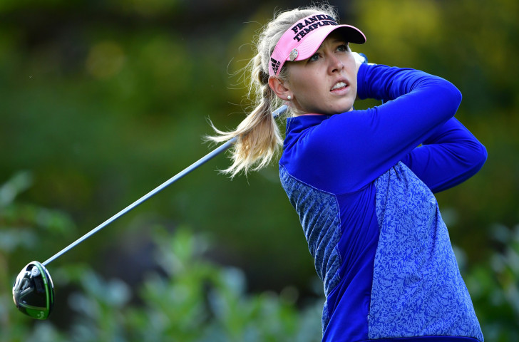 Jessica Korda of the United States, who was leading by two shots in the original first round at the Evian Championship that was scrapped because of heavy rain, said the decision by the LPGA 