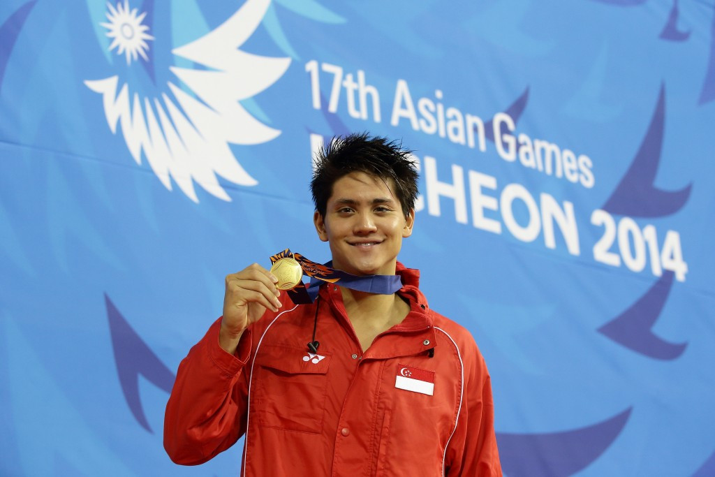 Joseph Schooling earned 100m butterfly gold at the 2014 Asian Games