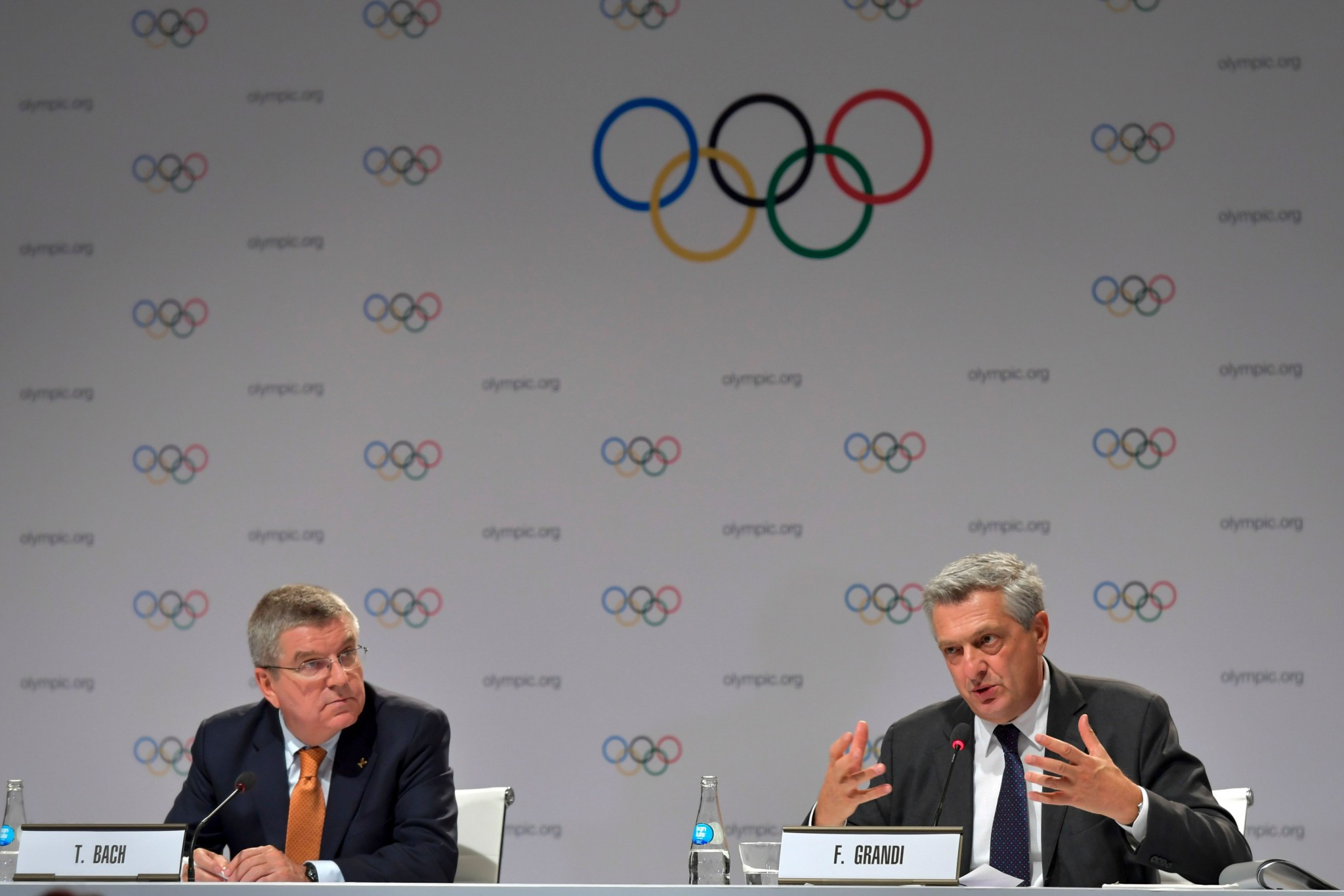 The IOC announced the launch of the Olympic Refuge Foundation in collaboration with the UNHCR ©Getty Images