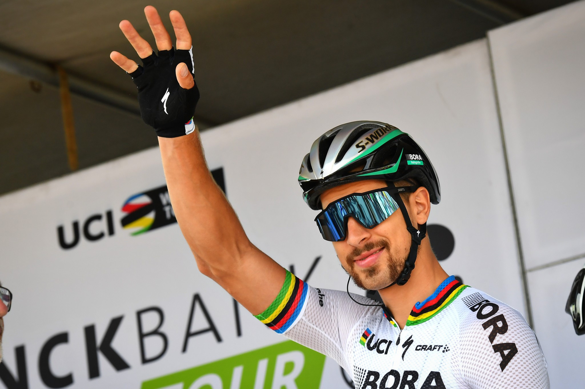 Slovakia's Peter Sagan will hope to earn an unprecedented third straight road race title on September 24 ©Getty Images