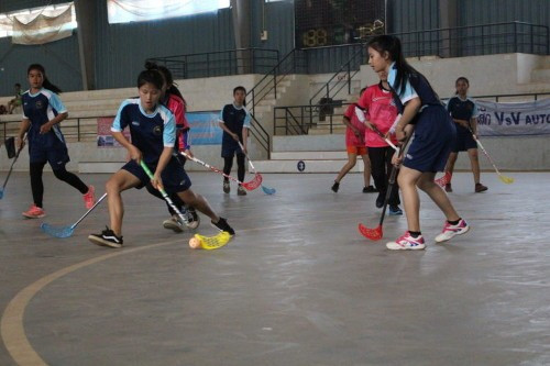 The International Floorball Federation is attempting to grow the sport in Laos ©IFF