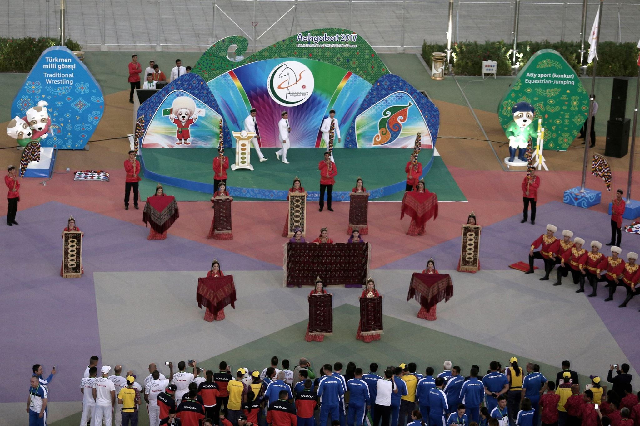 Preparations continue as sporting action begins at Ashgabat 2017