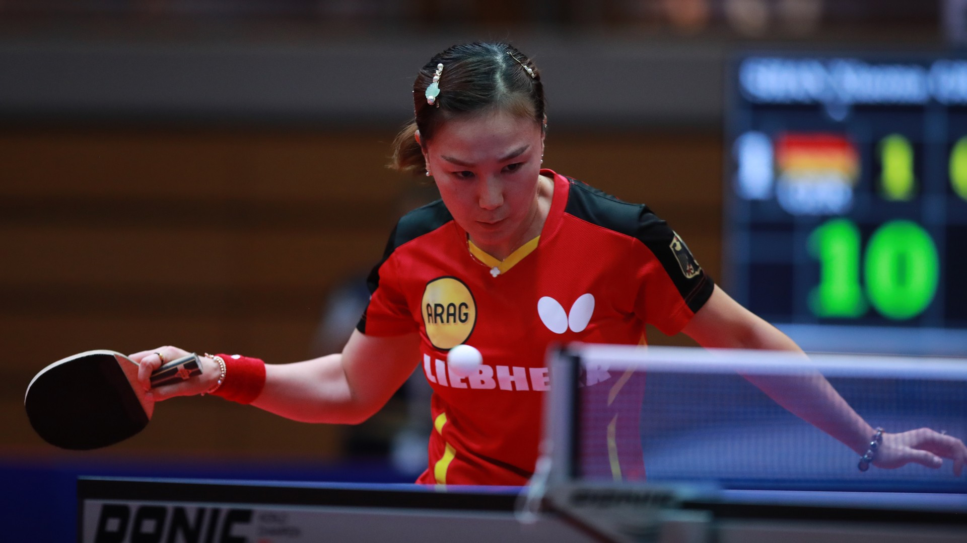 Shan Xiaona claimed the decisive rubber for Germany in their semi-final ©ITTF