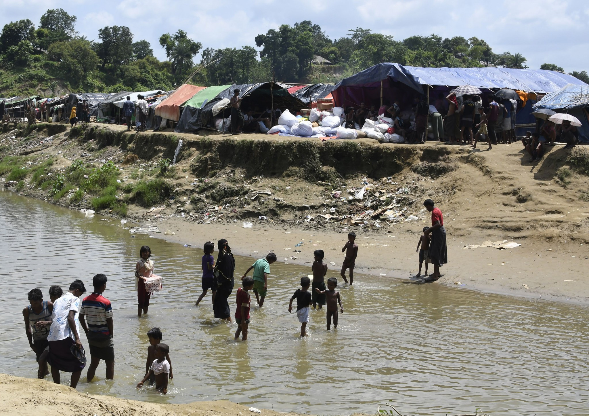 Thousands of Rohingya Muslims have fled into neighbouring states ©Getty Images