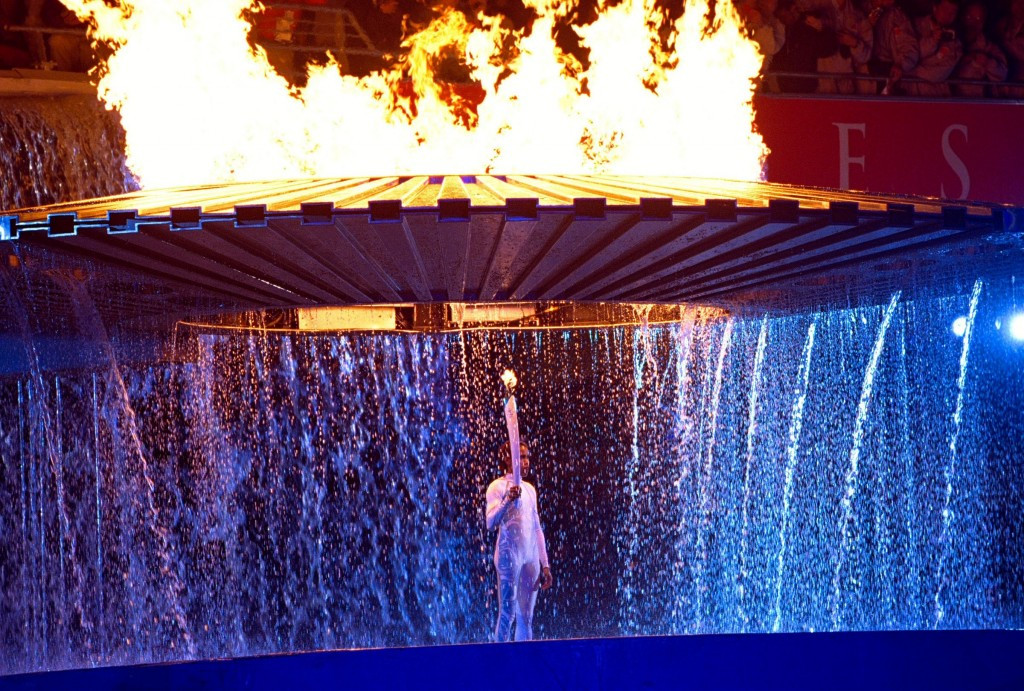 A mechanical failure delayed Cathy Freeman lighting the Sydney 200 Olympic Cauldron