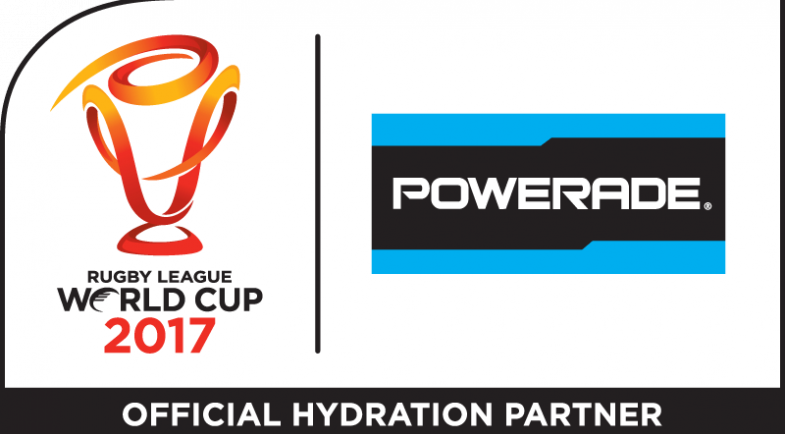 Powerade has been named as the tournament's official hydration partner in Australia and New Zealand ©Rugby League World Cup 2017