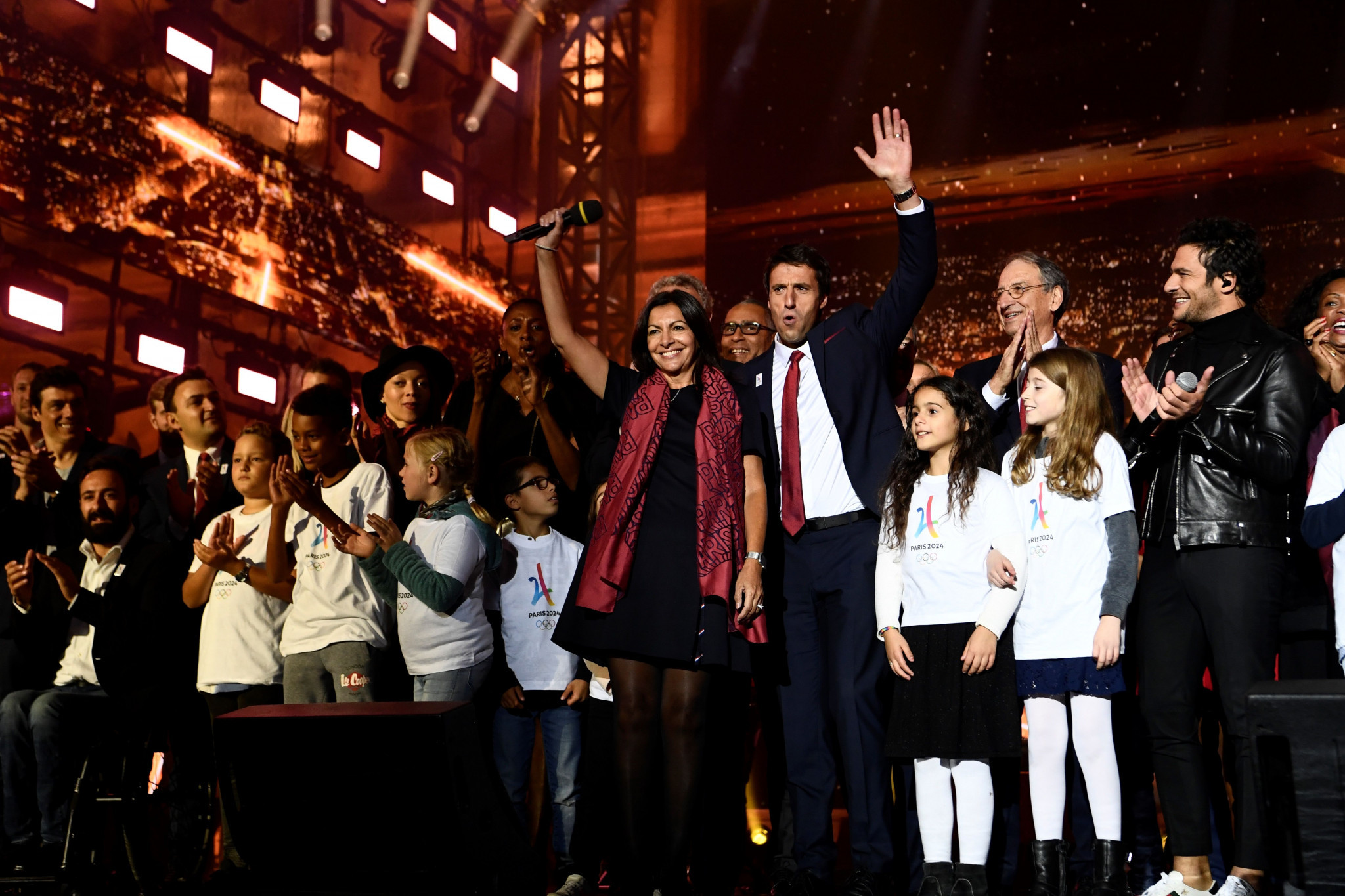 Paris 2024 have held a concert to mark being awarded the 2024 Olympic and Paralympic Games ©Getty Images