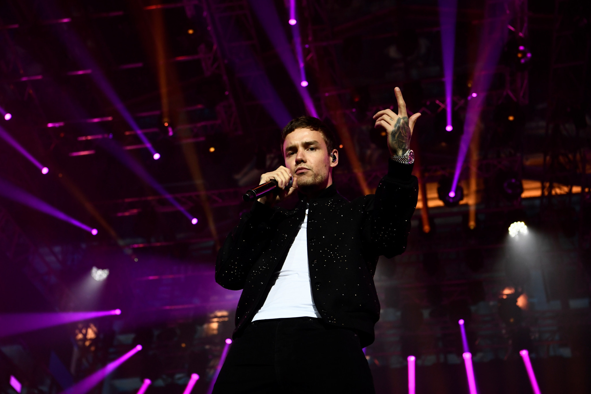 British singer Liam Payne was among the musical acts to perform at the concert ©Getty Images