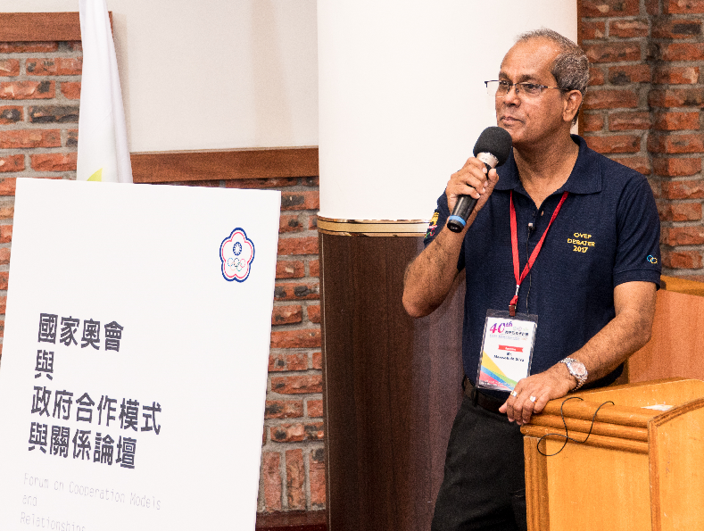 Maxwell Silva from Sri Lanka was among the speakers who addressed the 40th 40th Session of the Olympic Academy in Chinese Taipei ©CTOC