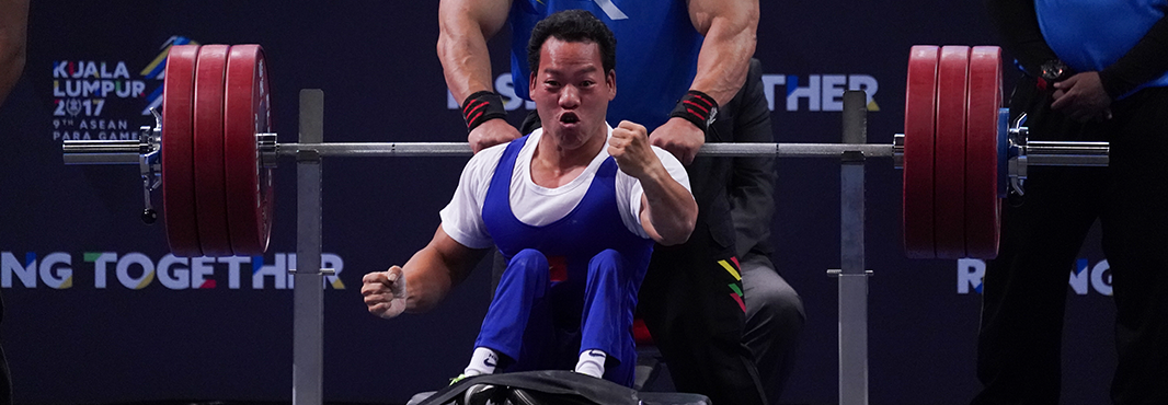 Le Van Cong of Vietnam claimed his sixth consecutive powerlifting title at the Games ©Kuala Lumpur 2017
