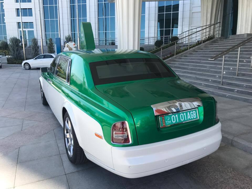 The Rolls Royce being used in Ashgabat by OCA President Sheikh Ahmad Al-Fahad Al-Sabah ©ITG